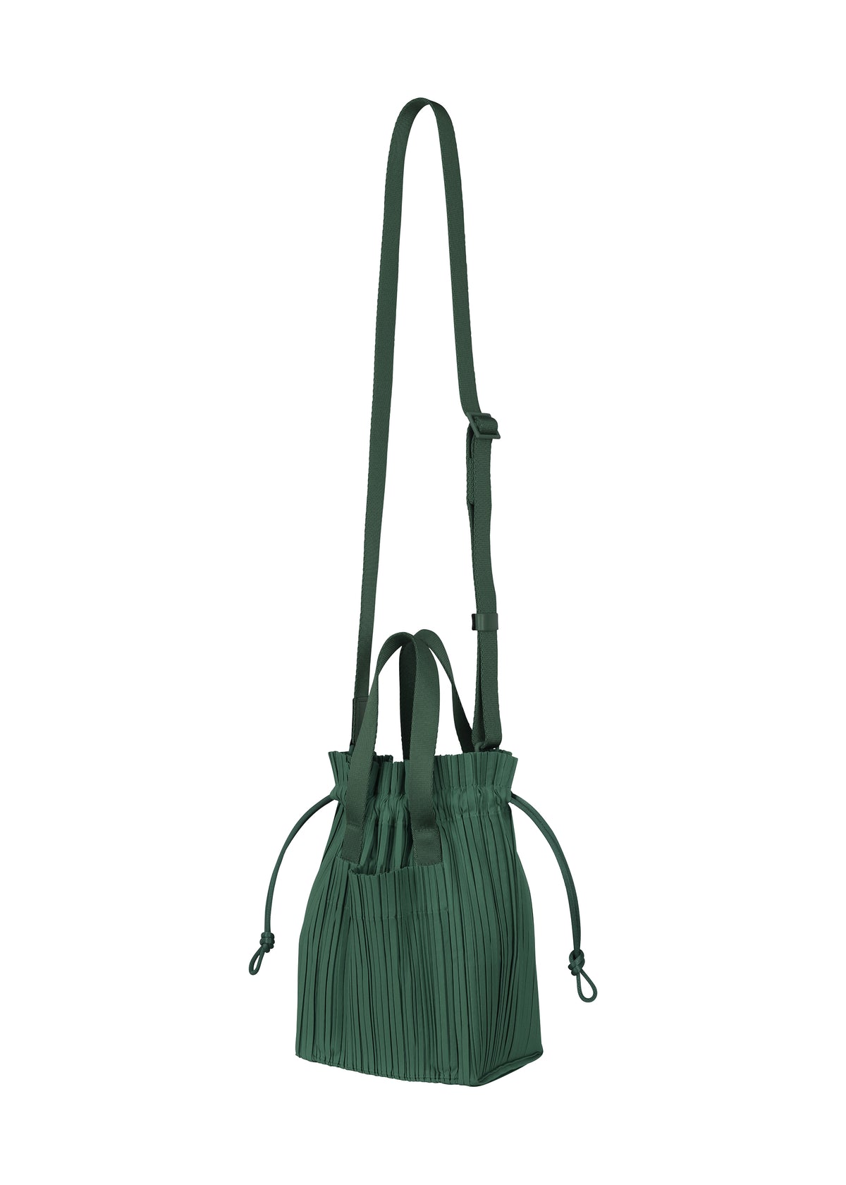 PLEATS TOTE BAG Shoulder Bag Dark Green