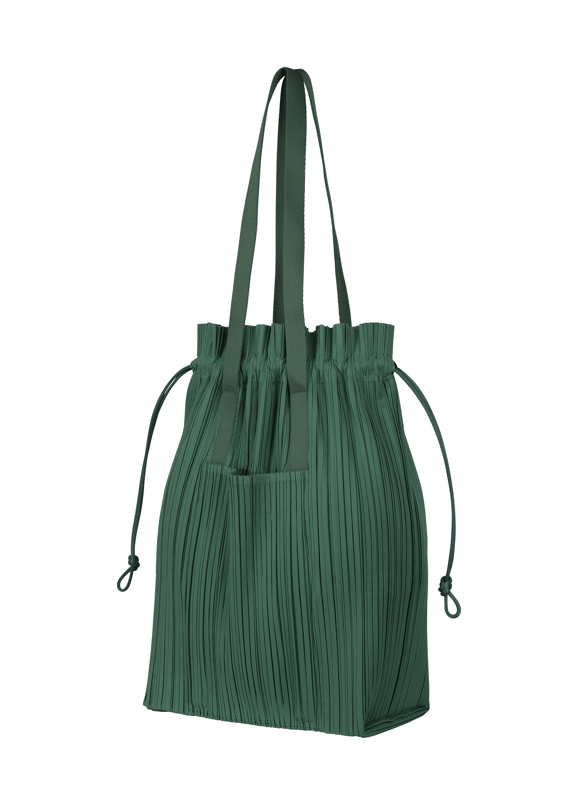PLEATS TOTE BAG Tote Bag Dark Green