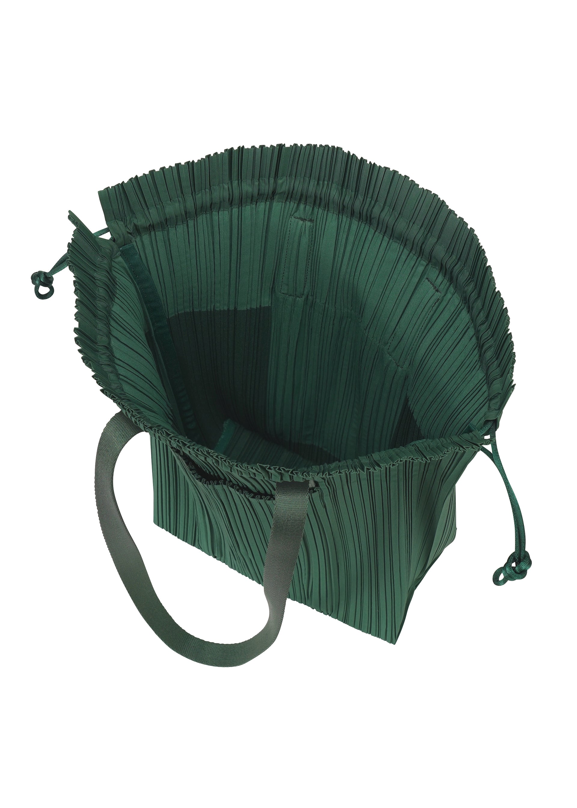 PLEATS TOTE BAG Tote Bag Dark Green