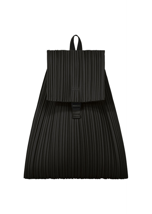 PLEATS KNAPSACK Backpack Black