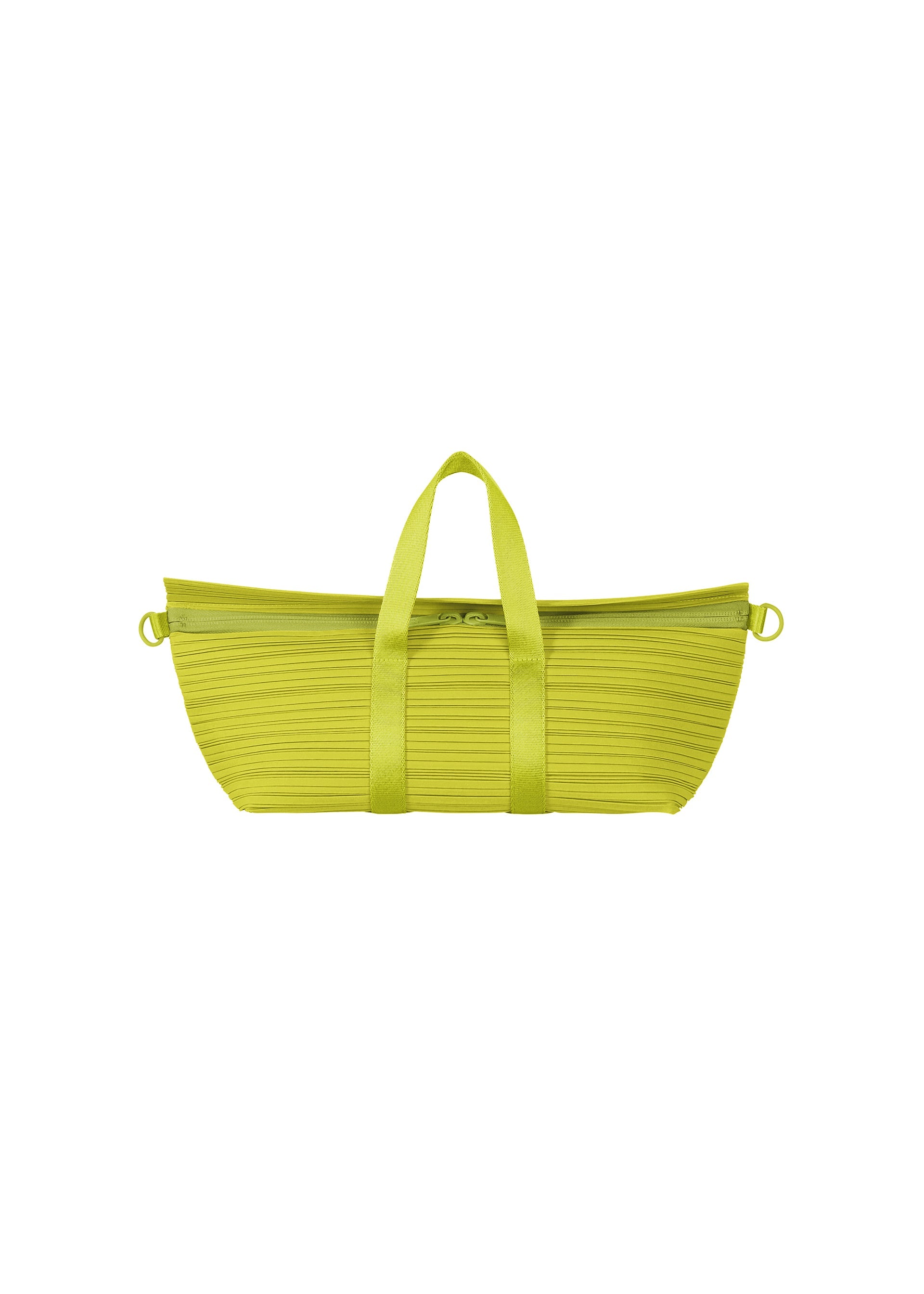 PLEATS BOSTON BAG Bag Yellow Green – ISSEY MIYAKE EU