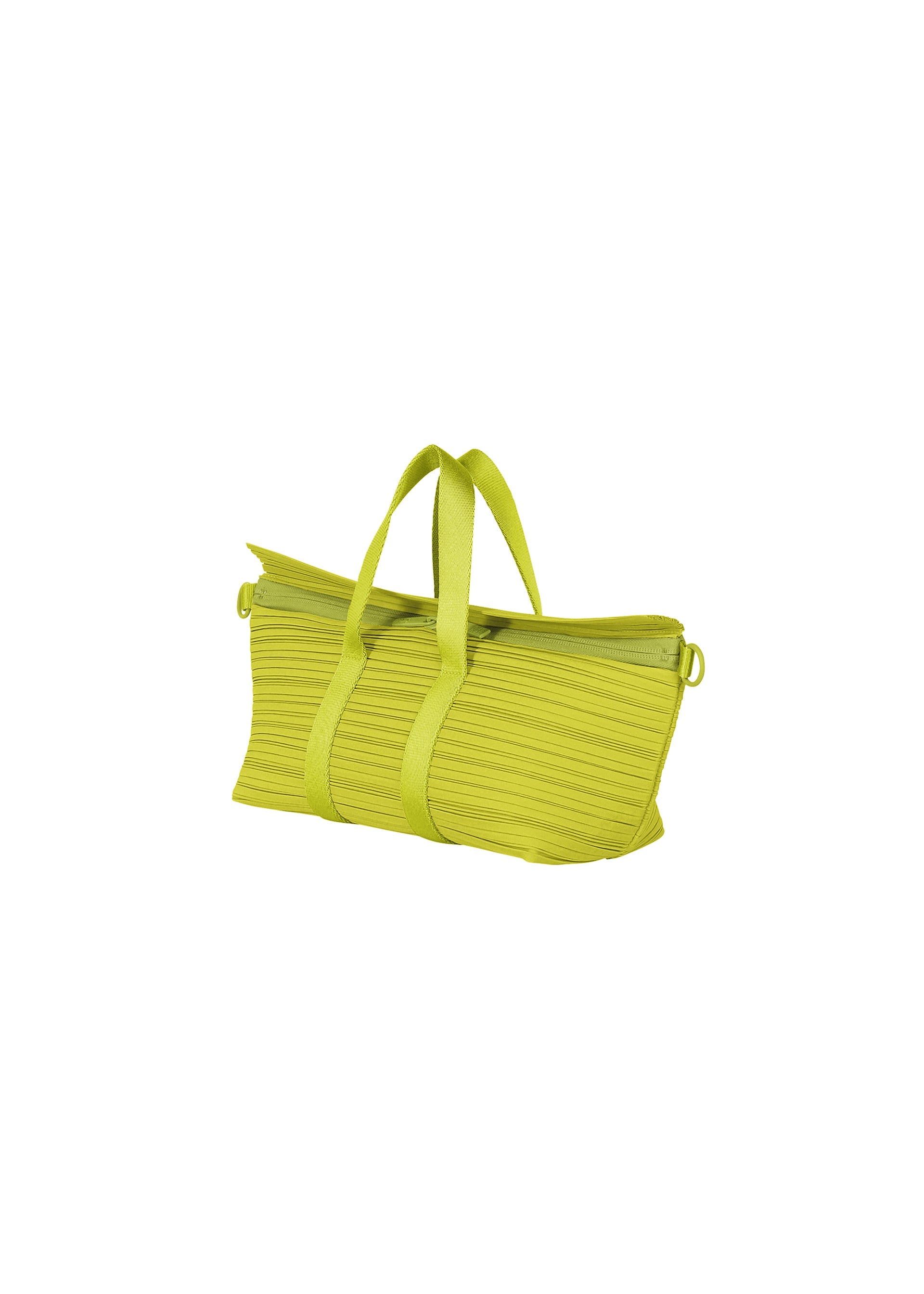 オムプリッセイッセイミヤケ　ボディーバッグ　PLEATS FLAT BAG 3 PLEATS BOSTON BAG Bag Yellow Green – ISSEY MIYAKE EU