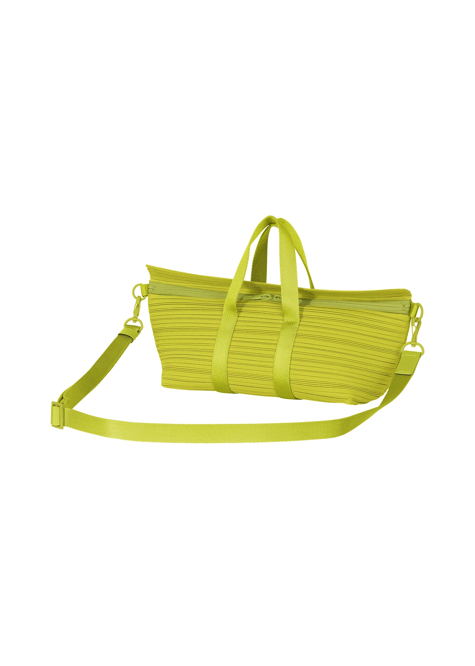 A detail shot of the PLEATS PLEASE ISSEY MIYAKE PLEATS BOSTON BAG bag.