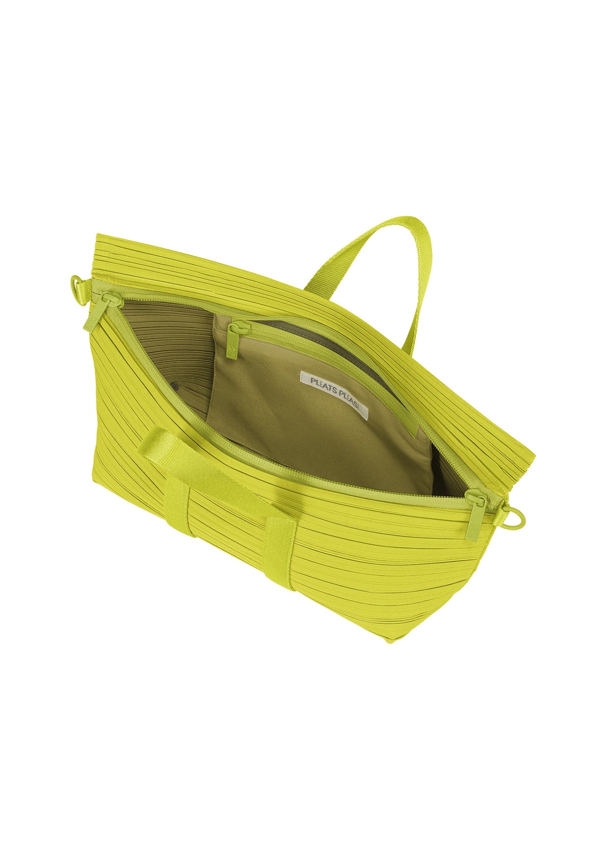 A detail shot of the PLEATS PLEASE ISSEY MIYAKE PLEATS BOSTON BAG bag.