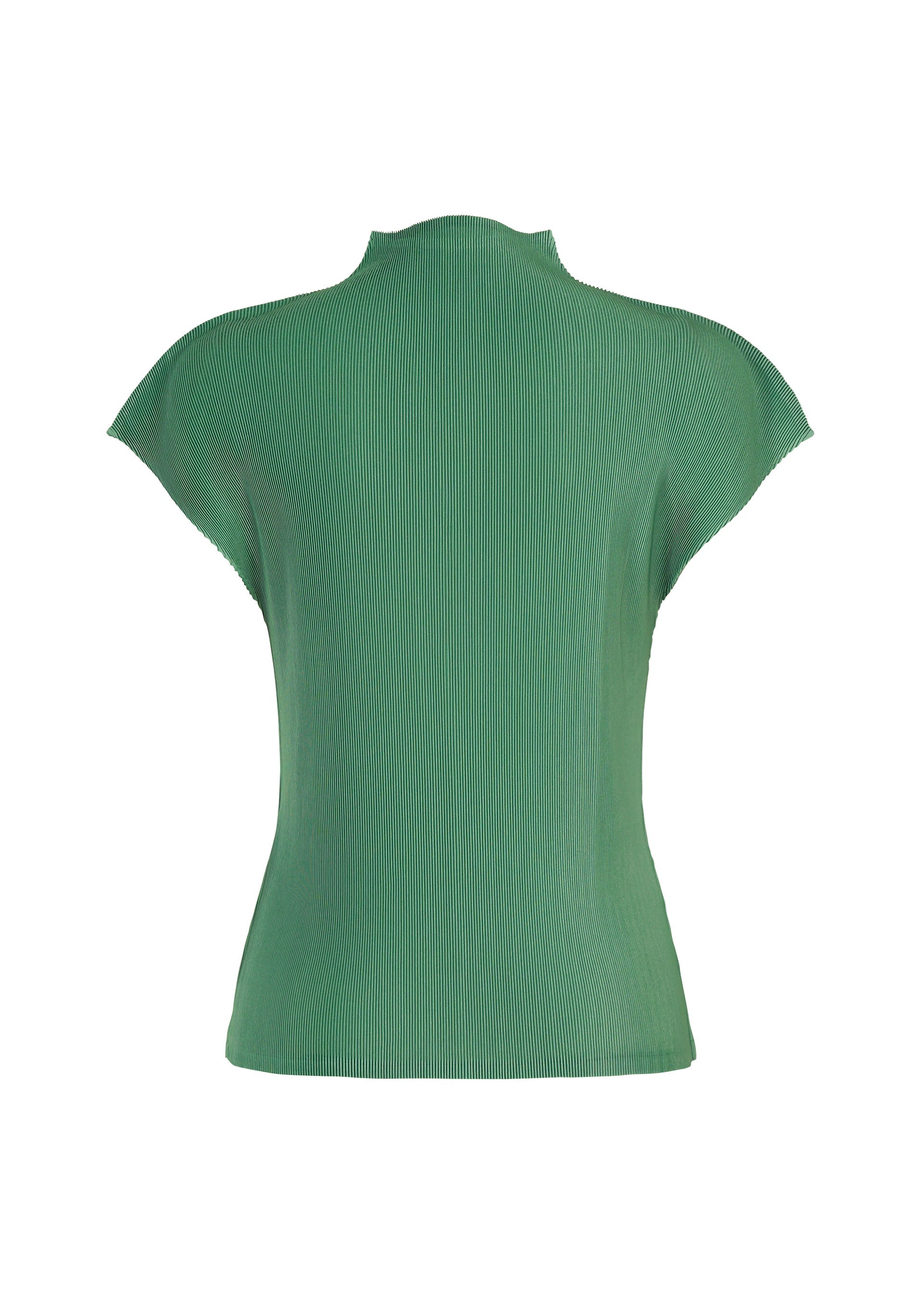 A detail shot of the PLEATS PLEASE ISSEY MIYAKE MIST AUGUST shirt.
