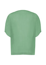 A detail shot of the PLEATS PLEASE ISSEY MIYAKE TATAMI AUGUST shirt.