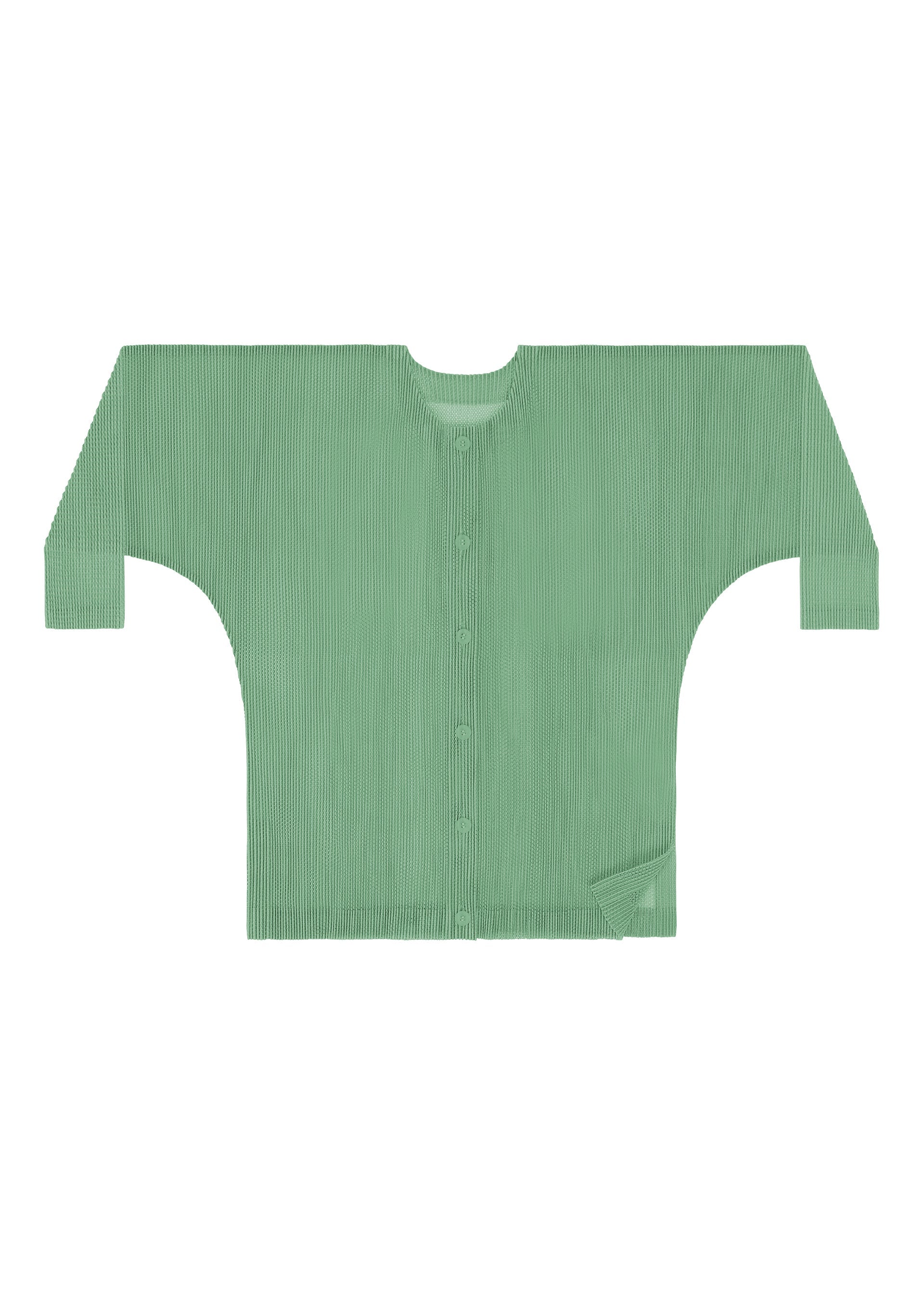 PLEATS PLEASE 8月新作TATAMI カーディガン グリーン TATAMI AUGUST Cardigan Greyish Green – ISSEY MIYAKE EU