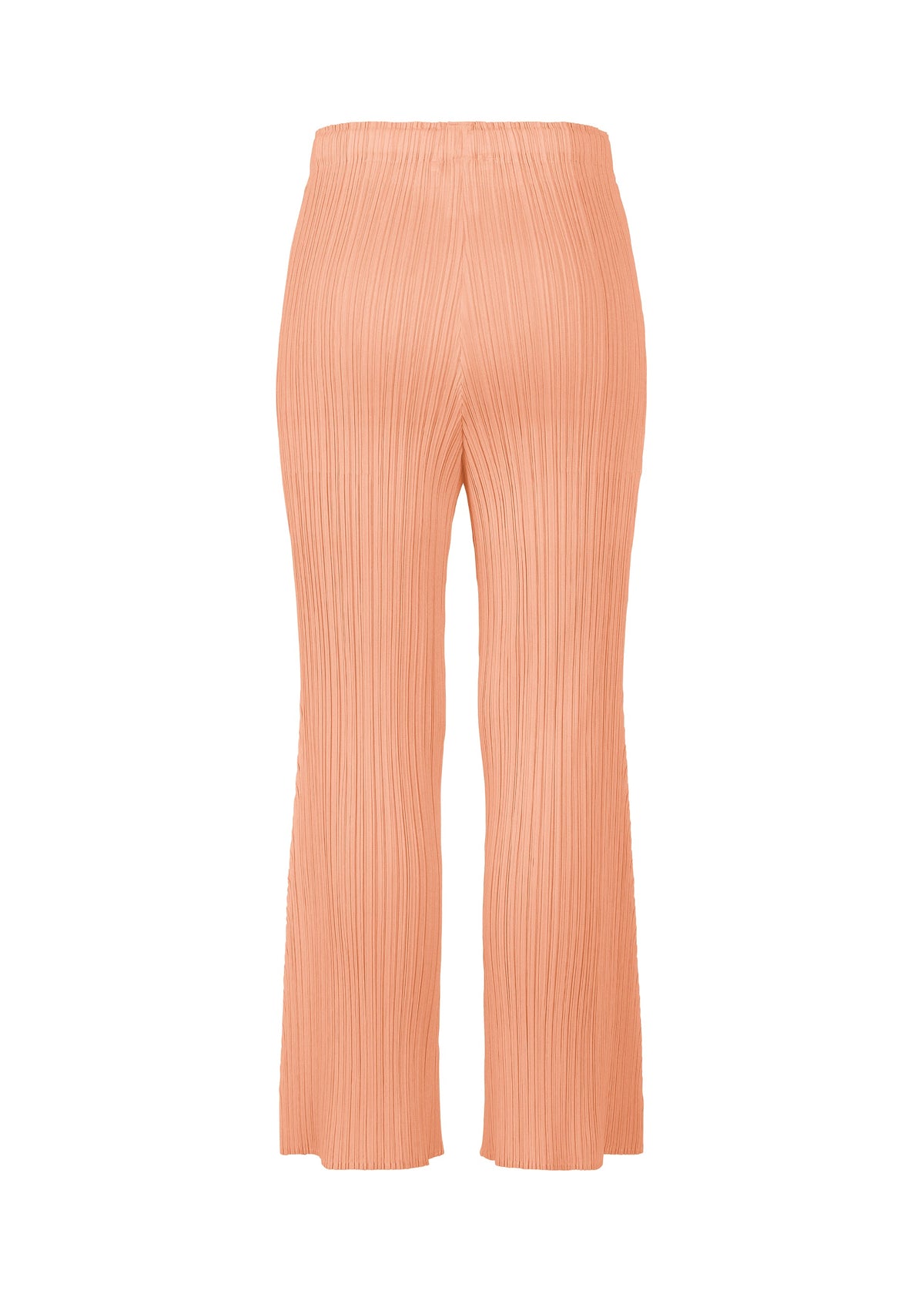 A detail shot of the PLEATS PLEASE ISSEY MIYAKE MONTHLY COLORS : JULY pants.
