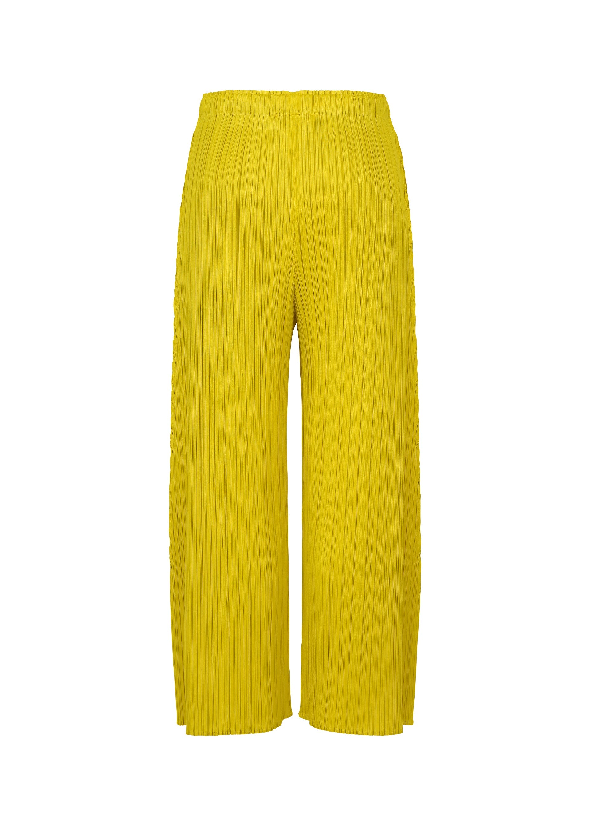MONTHLY COLORS : OCTOBER Trousers Yellow Ochre – ISSEY MIYAKE EU