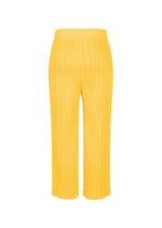 A detail shot of the PLEATS PLEASE ISSEY MIYAKE THICKER BOTTOMS 1 pants.