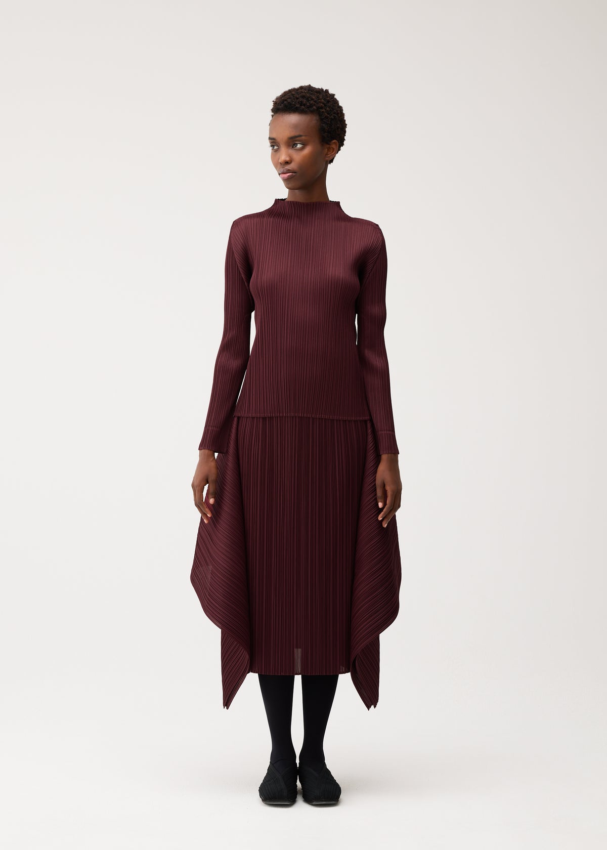 FLUTTER Skirt Bordeaux