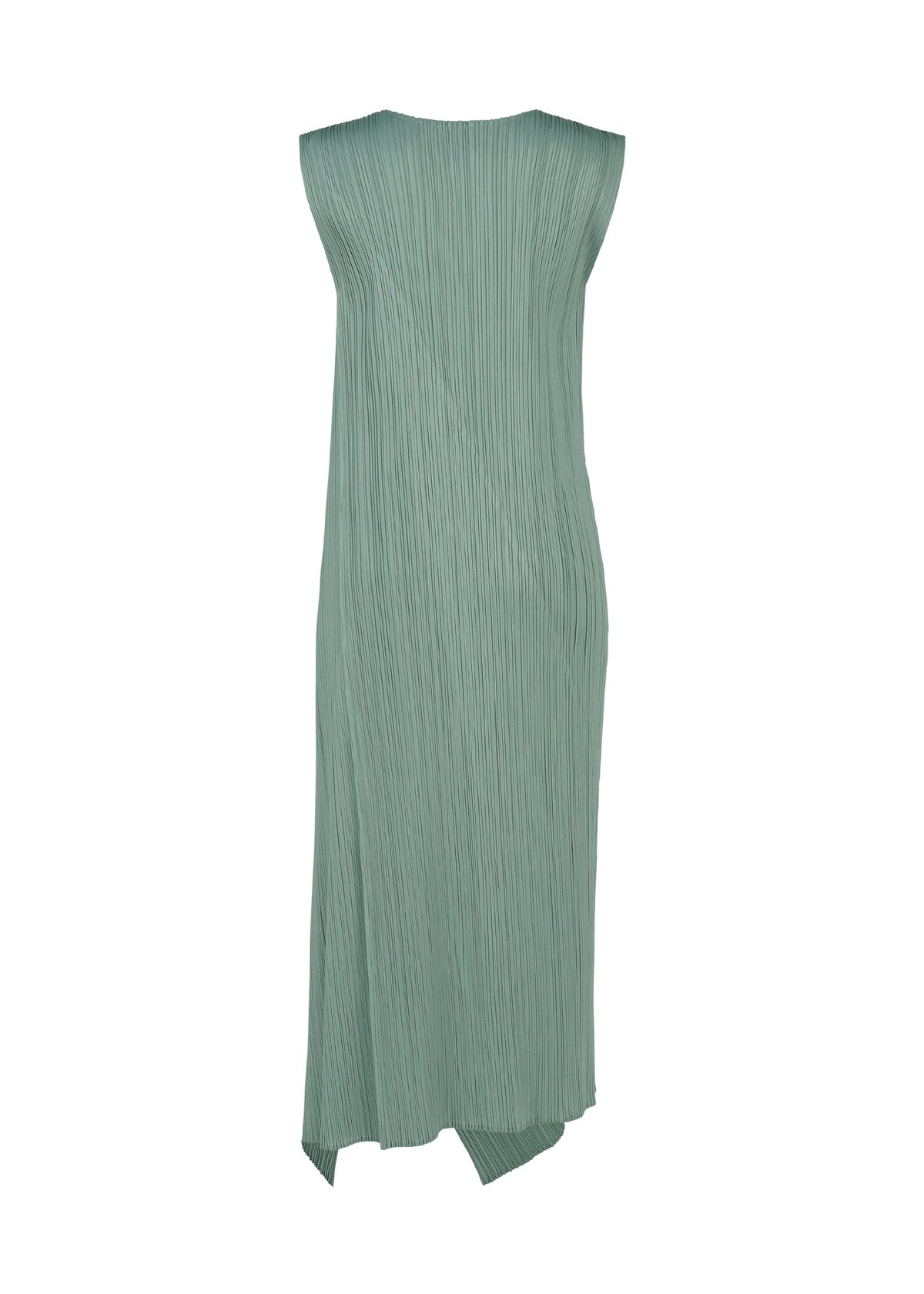 A detail shot of the PLEATS PLEASE ISSEY MIYAKE FOLD dress.