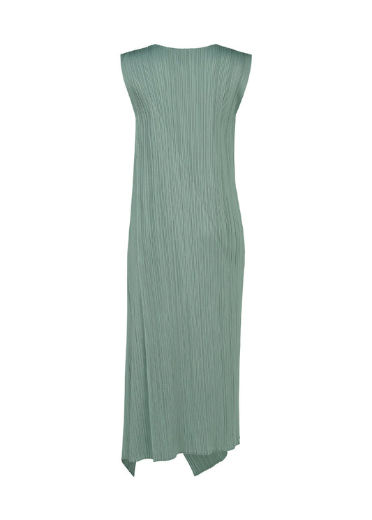 A detail shot of the PLEATS PLEASE ISSEY MIYAKE FOLD dress.