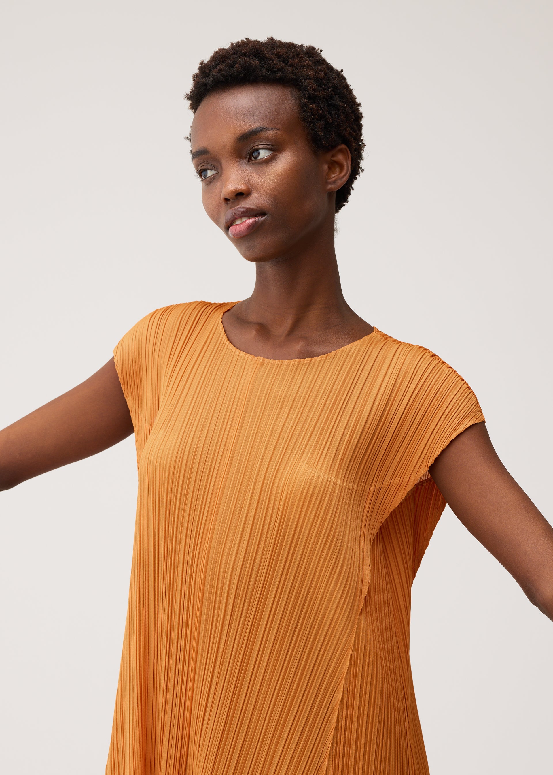 BOUQUET Dress Sand Beige – ISSEY MIYAKE EU