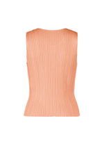 A detail shot of the PLEATS PLEASE ISSEY MIYAKE MONTHLY COLORS : JULY shirt.
