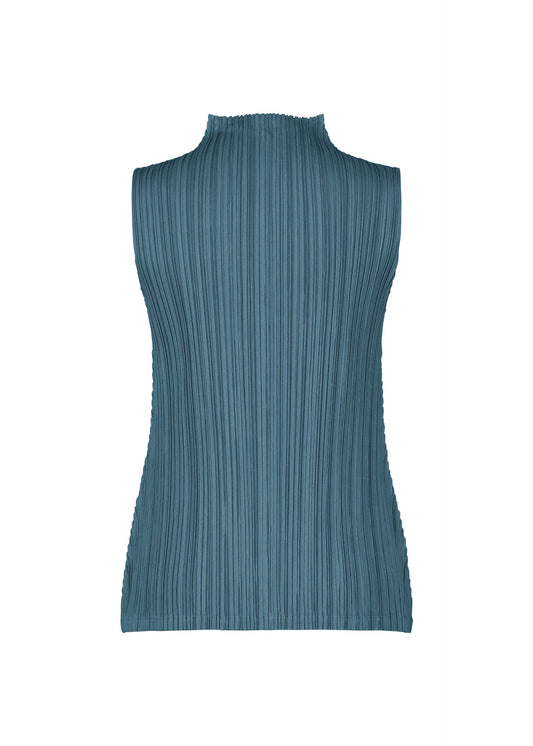 A detail shot of the PLEATS PLEASE ISSEY MIYAKE MELLOW PLEATS shirt.