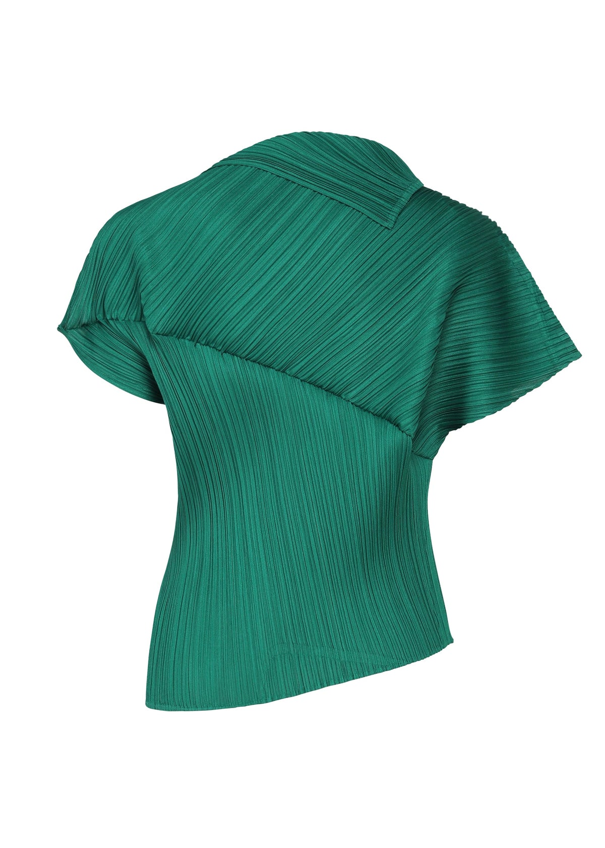 A detail shot of the PLEATS PLEASE ISSEY MIYAKE LEAP shirt.