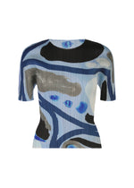 A product shot of the PLEATS PLEASE ISSEY MIYAKE ROLL shirt in light blue.