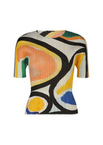 A product shot of the PLEATS PLEASE ISSEY MIYAKE ROLL shirt in multi.