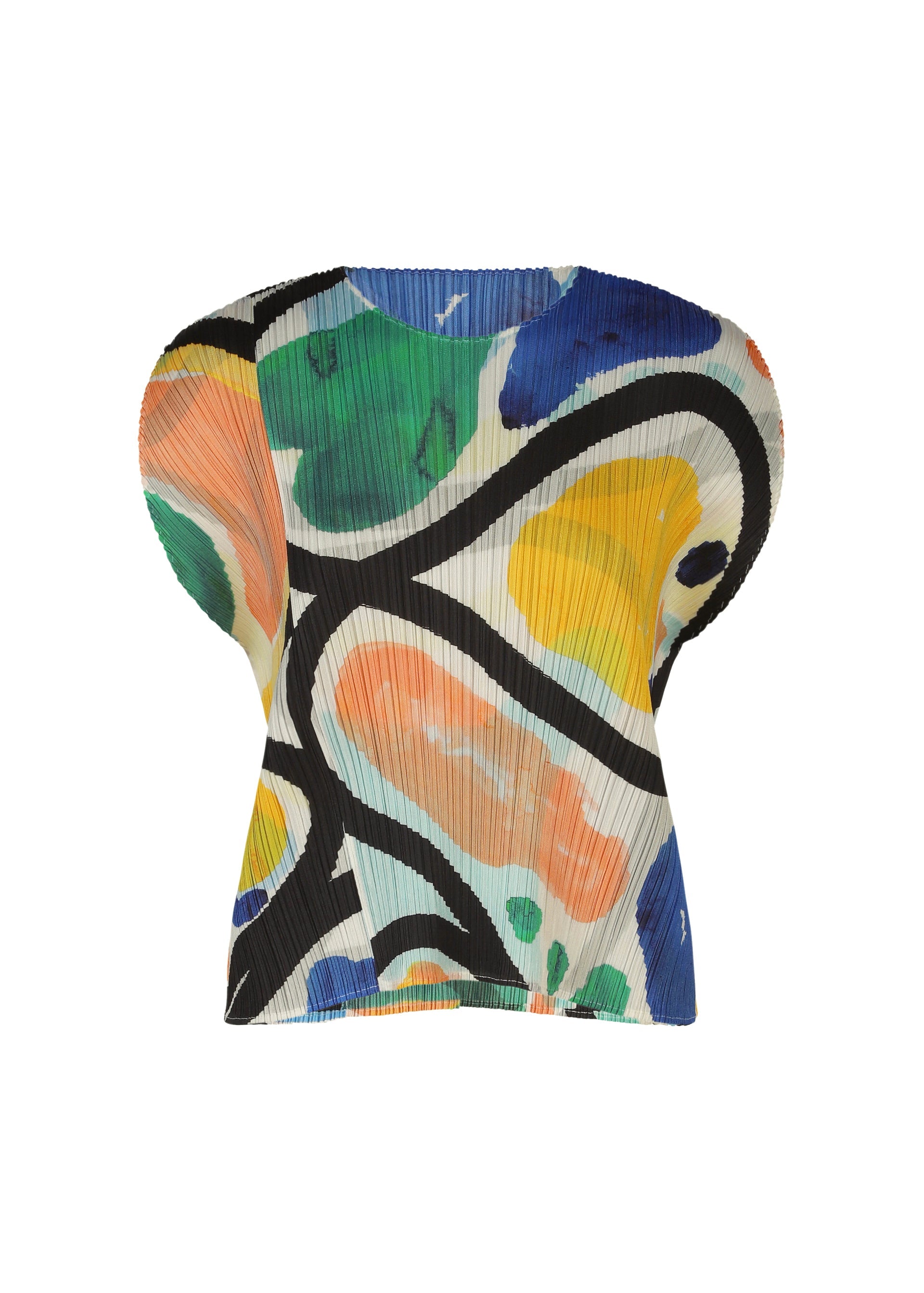 A product shot of the PLEATS PLEASE ISSEY MIYAKE ROLL shirt in multi.