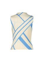 A detail shot of the PLEATS PLEASE ISSEY MIYAKE FOLD LINE shirt.