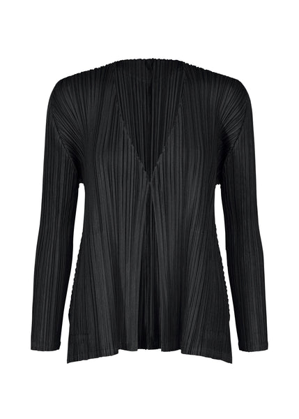 MELLOW PLEATS Cardigan Black – ISSEY MIYAKE EU