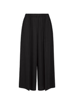 A product shot of the PLEATS PLEASE ISSEY MIYAKE A-POC BOTTOMS pants in black.
