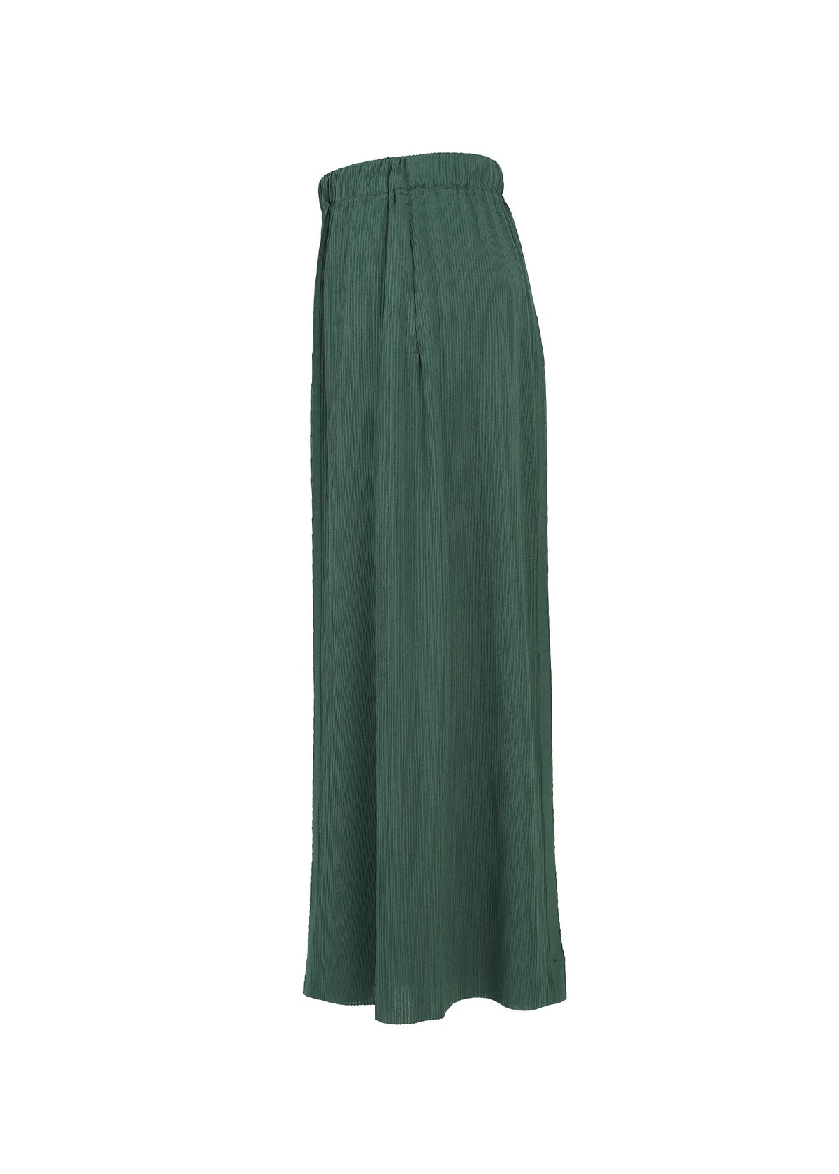A detail shot of the PLEATS PLEASE ISSEY MIYAKE A-POC BOTTOMS pants.