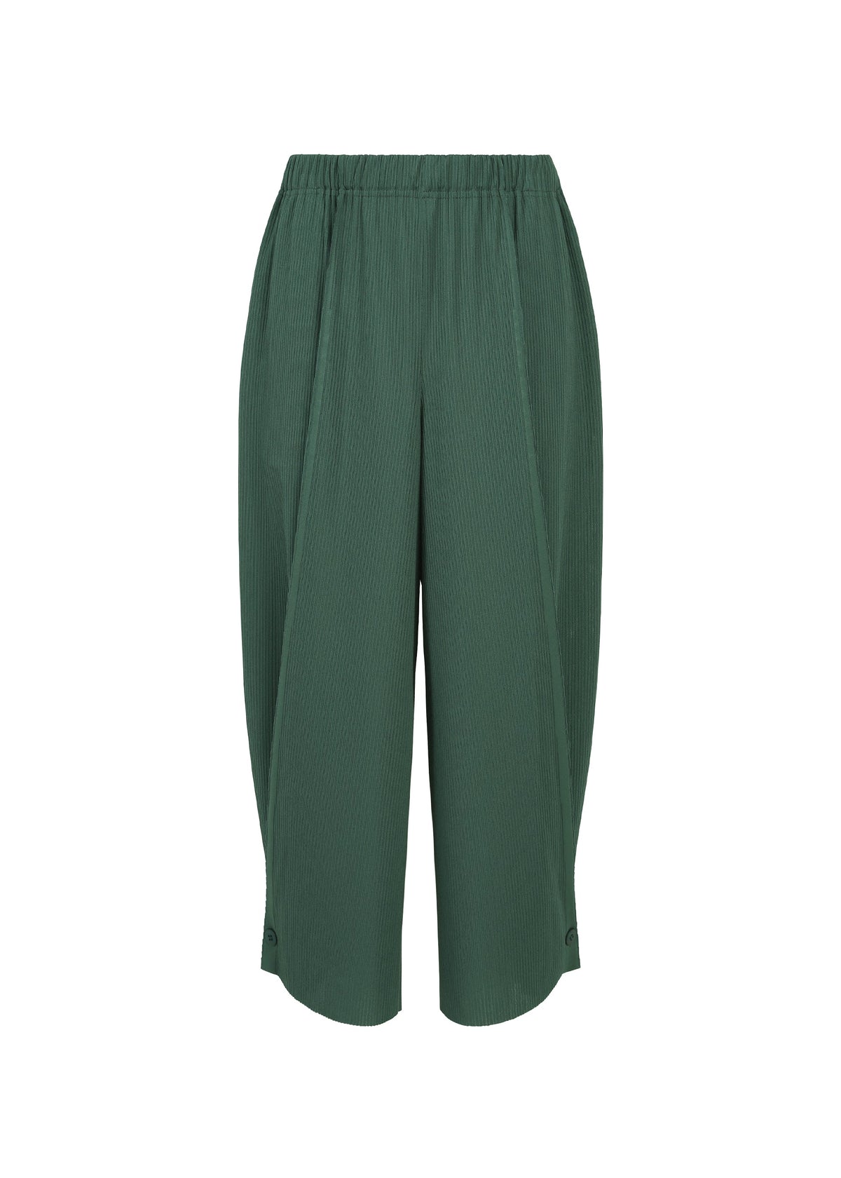 A detail shot of the PLEATS PLEASE ISSEY MIYAKE A-POC BOTTOMS pants.