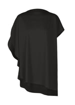 A product shot of the PLEATS PLEASE ISSEY MIYAKE A-POC SLICE shirt in black.