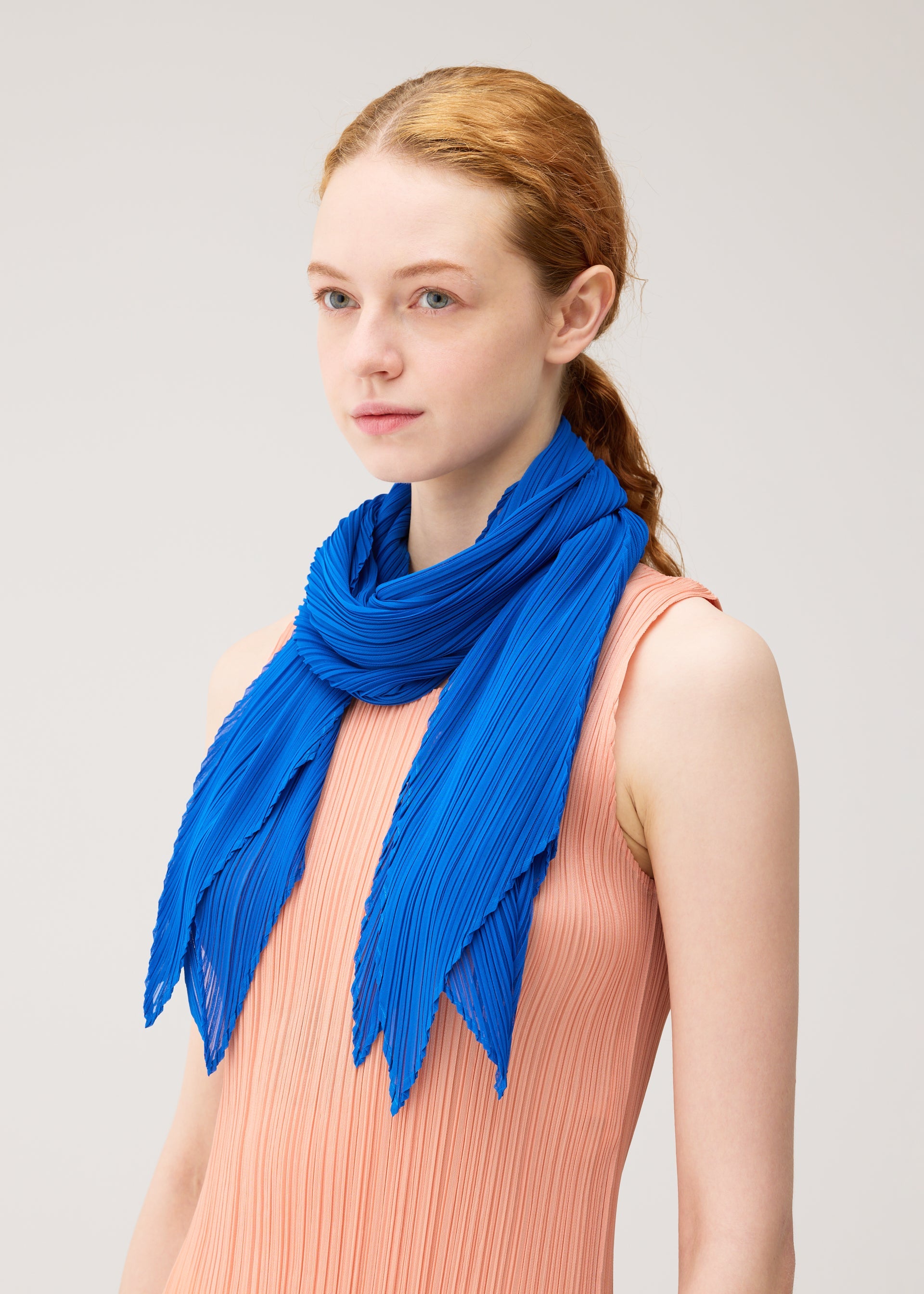 美品】PLEATS PLEASEプリーツプリーズ 大判ストール2025/AW 美品