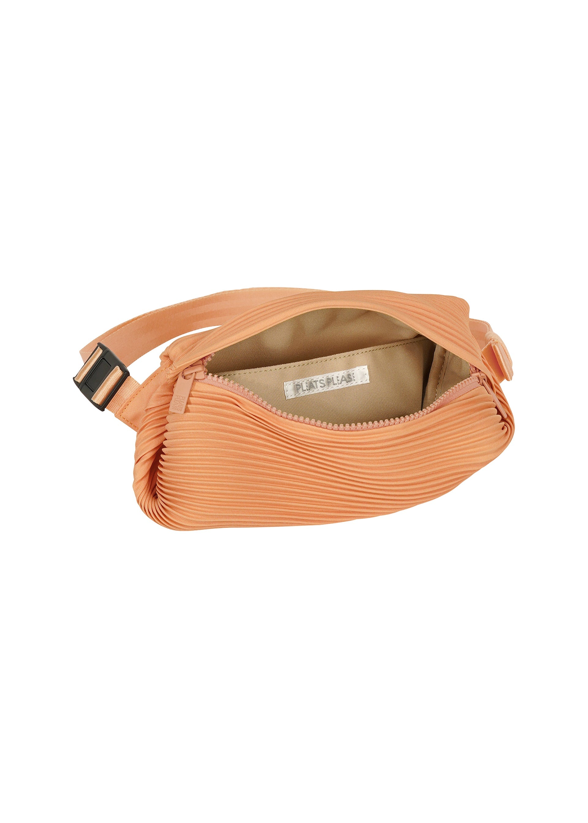 BIAS PLEATS WAISTBAG Bag Pale Orange – ISSEY MIYAKE EU