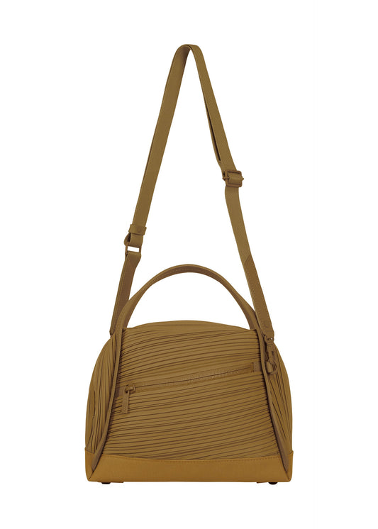 A product shot of the PLEATS PLEASE ISSEY MIYAKE BIAS PLEATS BAG bag in khaki.