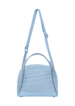 A product shot of the PLEATS PLEASE ISSEY MIYAKE BIAS PLEATS BAG bag in light blue.